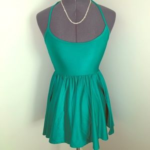 American Apparel Turquoise Ballerina Dress